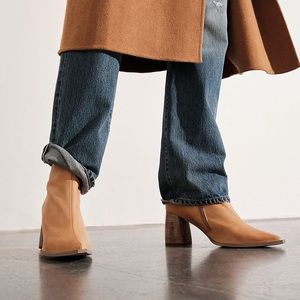 Free People Livia Laceback Heel Boots sz 39